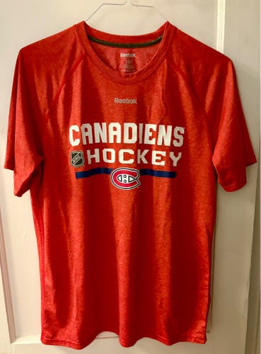 Montreal Canadiens Red Large Men's Reebok Shirt (New)
