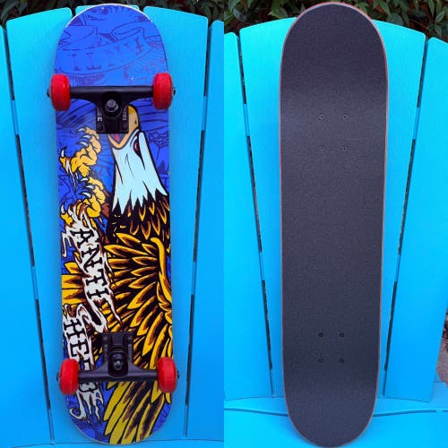 ANTIHERO Skateboards - Complete Mini Skateboard 7.5” x 31.5” Thunder 145 Trucks