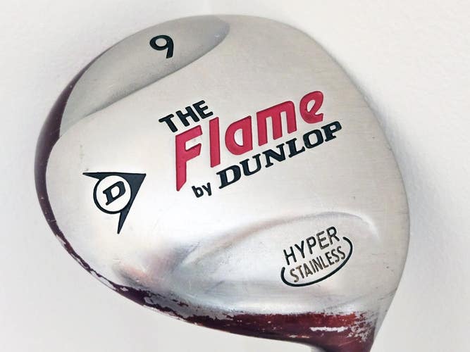 Dunlop "The Flame" 9 Wood (Graphite Aldila, Firm) 9w Fairway Hyper Stainless
