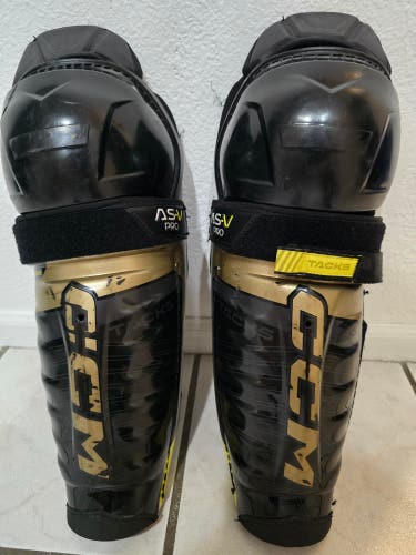 Senior CCM Tacks AS-V 14" Shin Pads (Used)