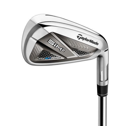 NEW LH TaylorMade Sim2 Max Single 6 Iron Steel KBS Max MT 85 Regular Flex