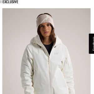 White Women's Adult Large Arc'teryx Jacket (Used)