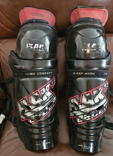 15" Bauer Flak 15 Shin Pads