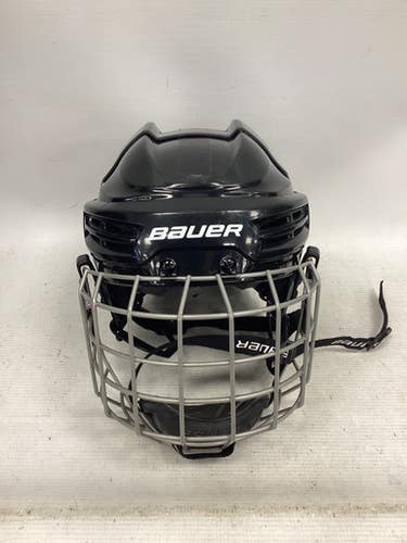 Used Bauer IMS 5.0 S Helmet Cage Combo Black SM 11851-S000046042
