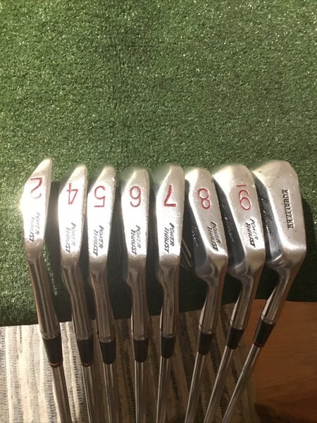 Ben Hogan Power Thrust Irons Set (2-PW, No 3 Iron) Regular Pro Fit Steel (-1)