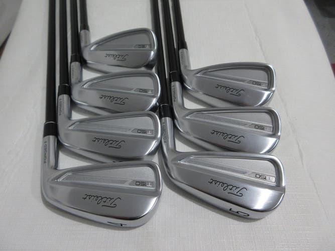 Titleist T150 Iron Set - 4-PW - KBS PGI 75 Regular Flex Graphite - MINT