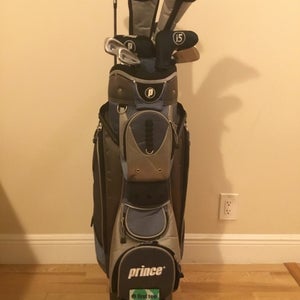 Prince Power Ring Full Set D, 3W, 5W, 4H, 5-PW-SW, Putter & Bag Needs New Grips