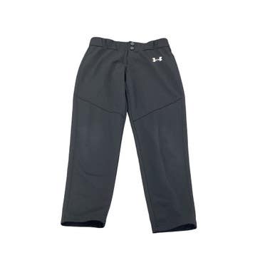 Used Under Armour BASEBALL PANTS YTH MEDIUM BB/SB Pant Boys Black MD 11760-S000090879