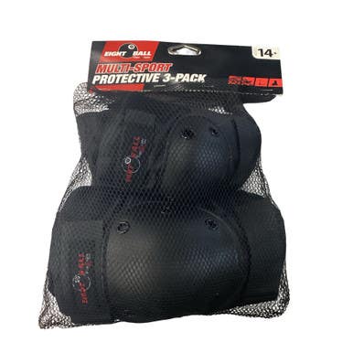 Used Triple Eight MULTI SPORT PROTECTIVE SET Bike Elbow Pads Black LG 11760-S000090927
