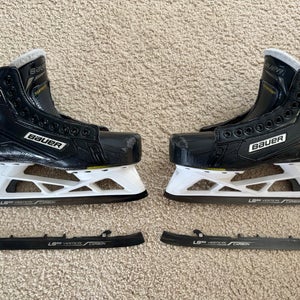 2018 Bauer 2S Pro Hockey Goalie Skates Regular Width Pro Stock 7 (Used)