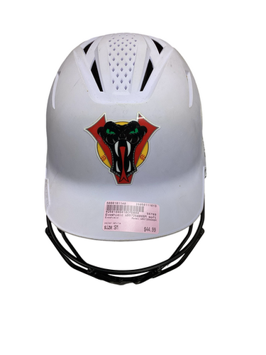 Used Evoshield WB5725606SM Batting Helmet w/Mask White SM 11613-S000181140