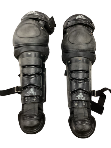 Used Adidas DSG-DR6MPJD1 Catchers Leg Guards Black Junior 11613-S000181087