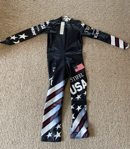 Brand New 2026 Kappa U.S. Ski Team Double Zipper Speed Suit (Size Small)