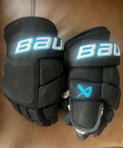 13” Bauer Supreme Mach Gloves Pro Stock Utah