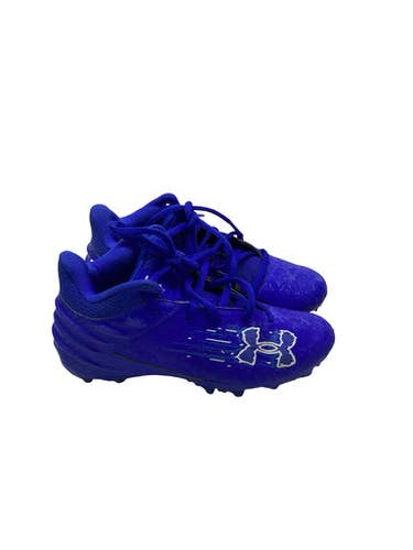 Used Under Armour UIA BB CLEAT BB/SB Cleats Royal Blue Junior 02.5 11347-S000267967