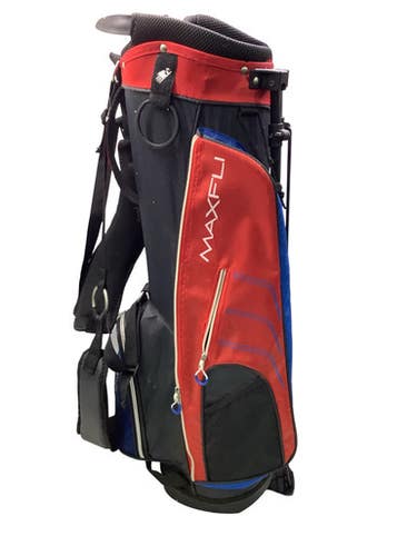 Used Maxfli 3 WAY Teen Stand Bag Red And Black 11347-S000267948