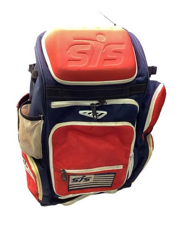 Used SIS USA BAT BAG BB/SB Player Carry Bag White/Red/Navy 11347-S000267945