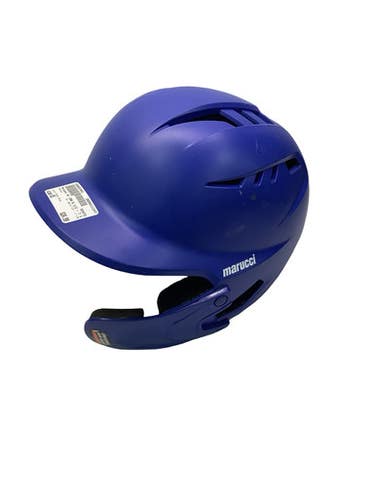 Used Marucci W/ JAW 6 1/2 - 7 1/8 Batting Helmet w/Mask Royal Blue One Size 11347-S000267941