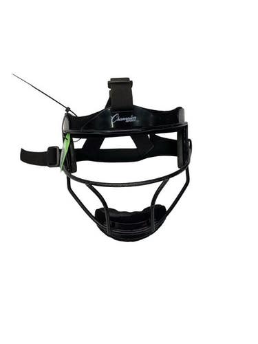 Used Champion Sports BLACK MASK BB/SB Fielders Mask Black One Size 11347-S000267928