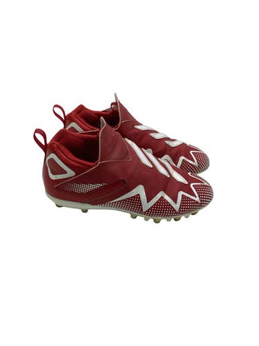 Used Adidas Jr FB Cleats Red Junior 03 11347-S000267908