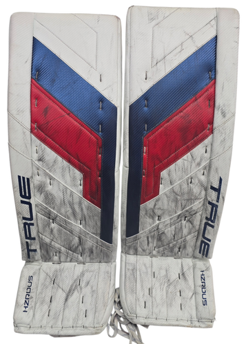True Hzrdus PX4 Goalie Custom Pro Stock Pads 36+2 Wolfpack AHL (15253)