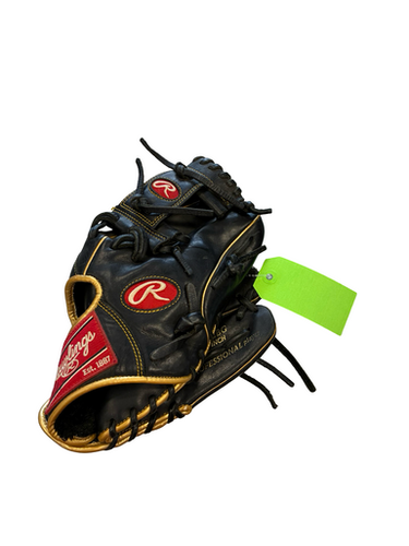 Used Rawlings R9 11 1/2IN BB/SB Glove RH Throw Black 11 1/2" 11682-S000131437