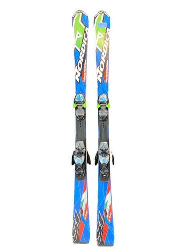 Used Nordica DOBERMANN Boys DH Ski/Binding White 136 cm 11883-S000160828