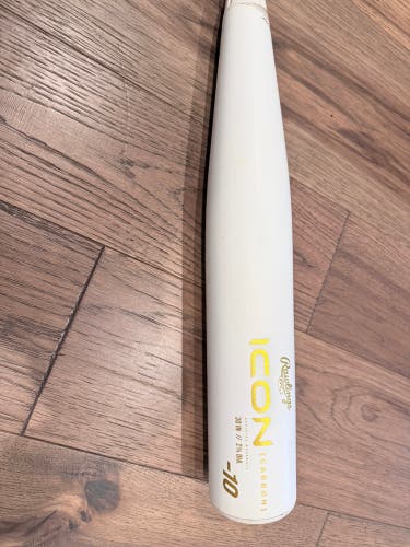 2024 Rawlings Icon Composite USSSA Certified Bat (-10) 20 oz 30" (Used)