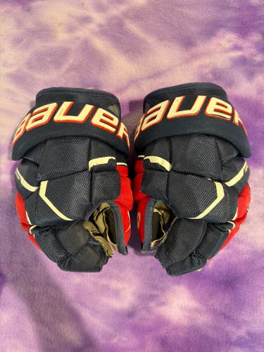 Blue Junior Bauer Supreme Mach Gloves 12" (Used)