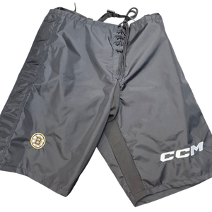 CCM PP10 Custom Pro Stock Hockey Pant Shell Cover Black Medium New NHL Bruins (15266)