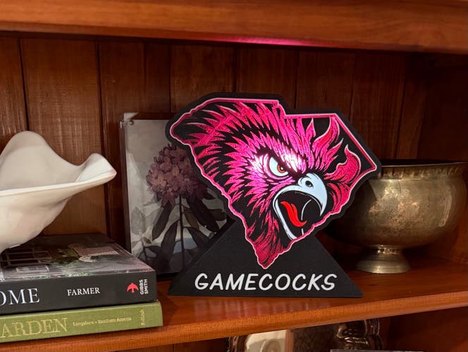 Custom 3D Printed LED Sports Fan Light Box / Desk Sign