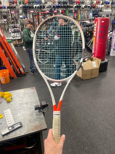 Used Babolat PURE STRIKE Adult Tennis Racquet White 4 3/8" 11337-S000484880
