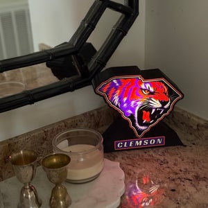 Custom 3D Printed LED Light Box USB Desk Sign Fan Inspired Decor