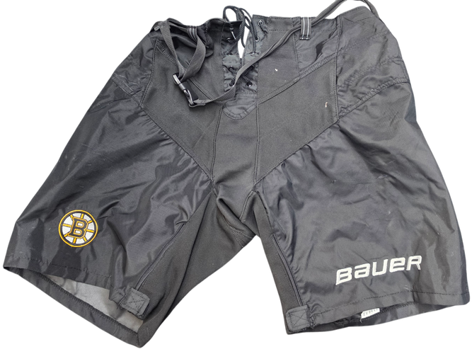 Bauer Nexus Custom Pro Stock Hockey Pant Shell Black Large Used Bruins NHL (15273)