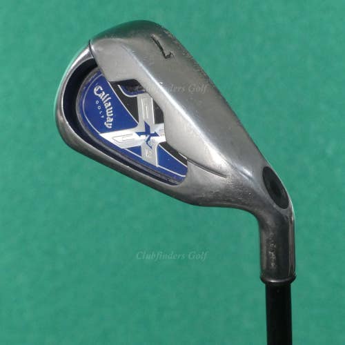Callaway X-18 Single 7 Iron Factory System CW85 Graphite Stiff *READ*