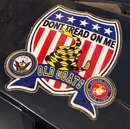 Rare!  Navy/Marine “Old Goats” - Gold Grill!