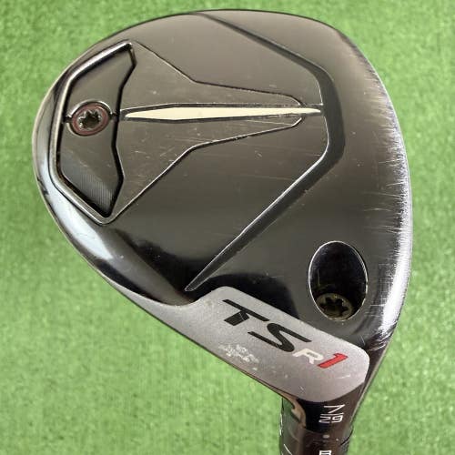 Titleist TSR1 7 Hybrid 29 7H Stiff Flex KBS Prototype 95g Graphite 38.25