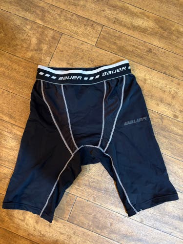 Black Small Adult Unisex Bauer Compression (Used)