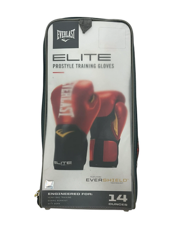 Used Everlast ELITE Boxing Gloves Red Senior 11692-S000149991