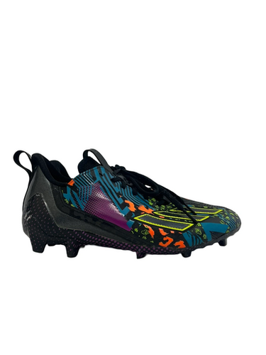 Used Adidas ADIZERO 12.0 MISMATCH Adult FB Cleats Black Senior 9 11692-S000150021