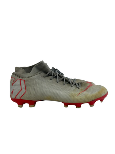 Used Nike MERCURIAL Soccer Cleats Grey Senior 8.5 11692-S000150030