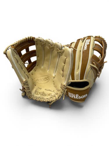 Used Wilson A10RB261750 BB/SB Glove RH Throw Chocolate And Almond 12 1/2" 11835-S000207421
