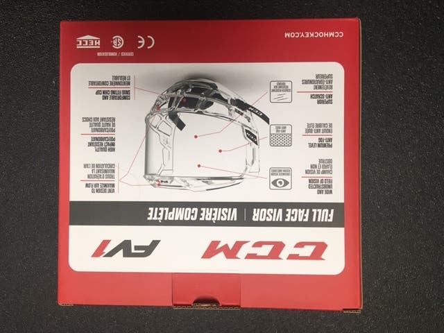 New CCM FV1-Junior Full Face Visor