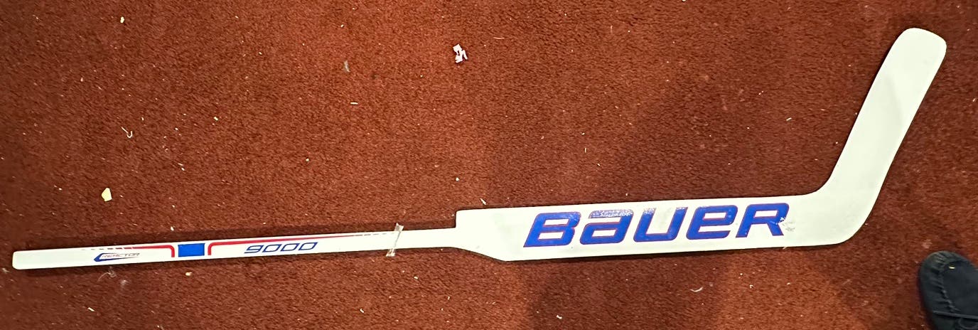 Senior Bauer Reactor 9000 Full Right Goalie Stick (New) - Lundqvist Curve