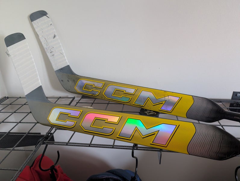 Senior CCM XF Pro Full Right Goalie Stick 25" Paddle (Used)