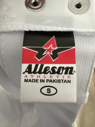 White Unisex Medium Youth Alleson Game Pants (New)