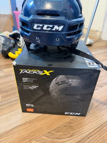 Medium CCM Super Tacks X Helmet Pro Stock (Used)