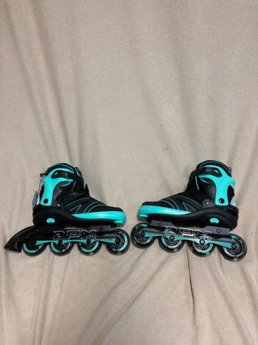 ZPM Sports Inline Skates adjustable size 7-9.5 Used)