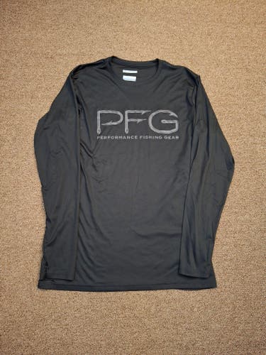 Columbia PFG Terminal Tackle Fishing Shirt L/S Mens Med