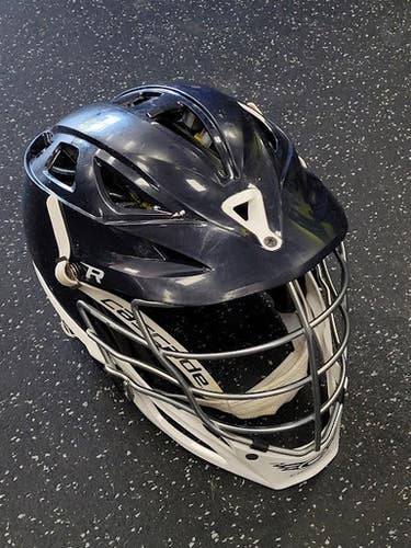 Used Cascade R Lacrosse Helmet Navy Blue One Size 11849-S000039215